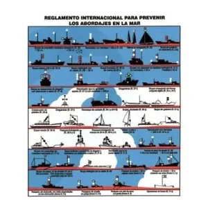 Código Internacional Prevención Abordajes.– adhesivo .23×19 cm.