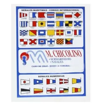 Código Internacional Banderas adhesivo .15×20 cm —-m.chicolino