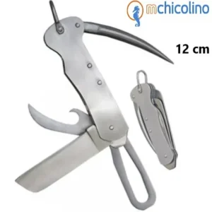 Navaja SKIPPER -abregrilletes-punzon- inox- 12cm