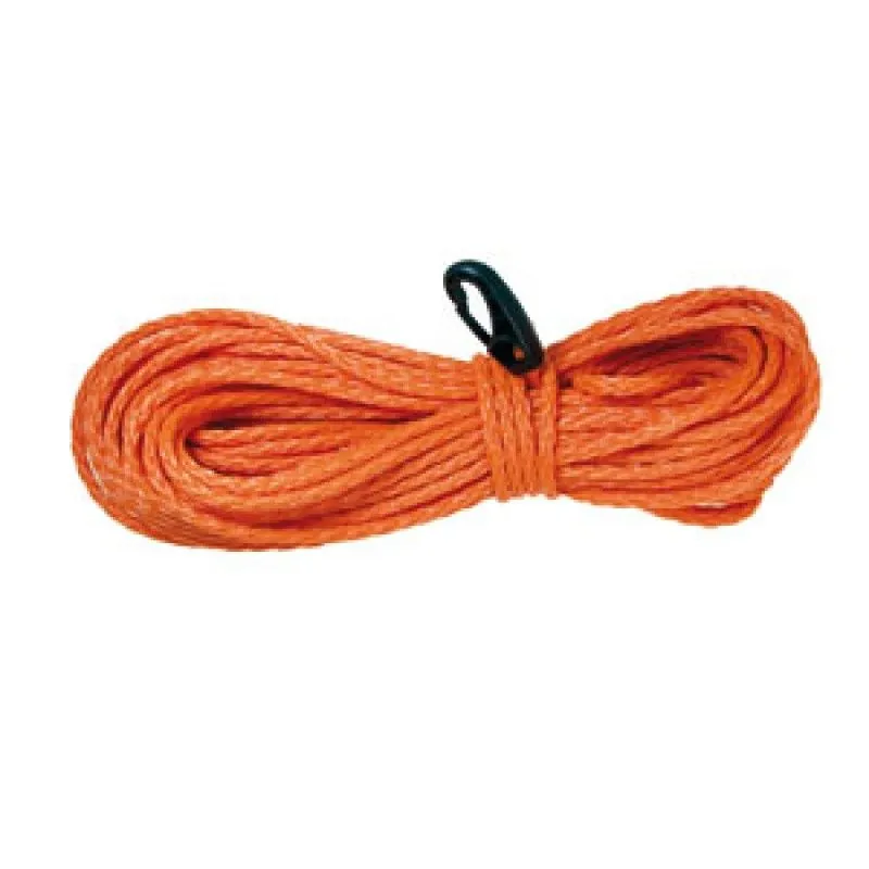 Rabiza para aro.-cabo naranja flotante con mosquetón . 30 mts - Imagen 2